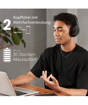 SONY WH-XB910N Noise Cancelling, Over-ear Kopfhörer Bluetooth Schwarz