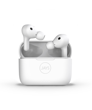 JAYS t-seven Active Noise Cancelling (ANC) True Wireless Bluetooth Kopfhörer bis zu 20h Akkulaufzeit