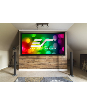 ELITE SCREENS LUNETTE CURVED16:9 / CineWhite / 266 x 149 Beamer Leinwand