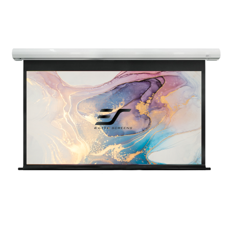 ELITE SCREENS SAKER PREMIUMWeiß / 16:9 / 366 x 206 (Vorlauf 15cm) Beamer Leinwand