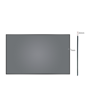 HIVILUX UST CLR/ALR Kurzdistanz 135Zoll 16:9 Rahmenleinwand