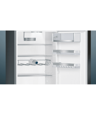SIEMENS KG39E8XBA iQ500 Kühlgefrierkombination (B, 119 kWh, 2010 mm hoch, black inox-antifingerprint)