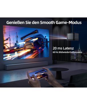 DANGBEI Mars Pro 4k Laser Beamer(UHD 4K, 3D, 3200 ANSI-Lumen)