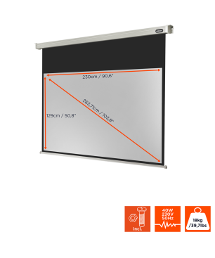 CELEXON Professional Motorleinwand, Bilddiagonale (cm) : 263 cm