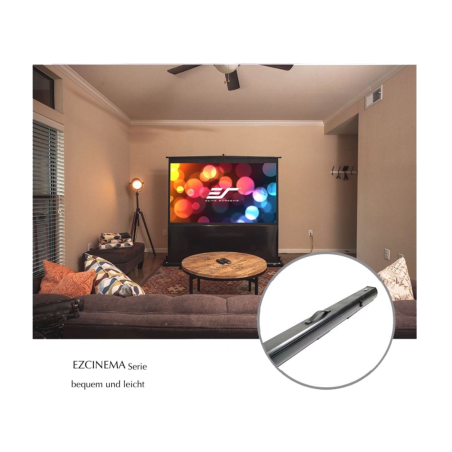 ELITE SCREENS EZ CINEMA16:9 / MaxWhite / 186 x 105 Beamer Leinwand