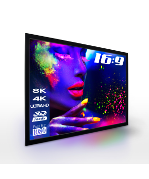 ESMART Professional MIRALE Akustik-Rahmen 244 x 137 cm (110") 16:9 Rahmen-Leinwand