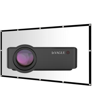 LA VAGUE LV-HD340 BUNDLE Beamer(HD-ready, 2500 Lumen)