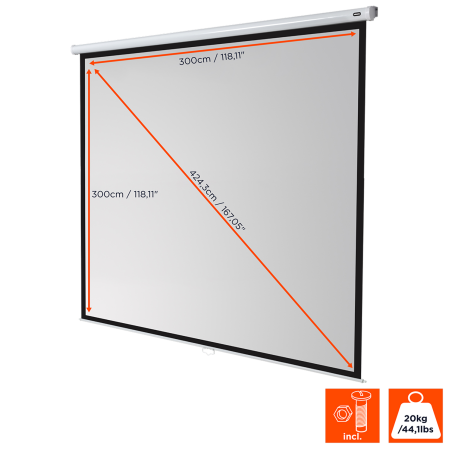 CELEXON Economy Rolloleinwand, Bildbreite: 300 cm