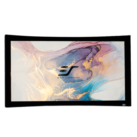 ELITE SCREENS LUNETTE CURVED16:9 / CineWhite / 332 x 187 Beamer Leinwand