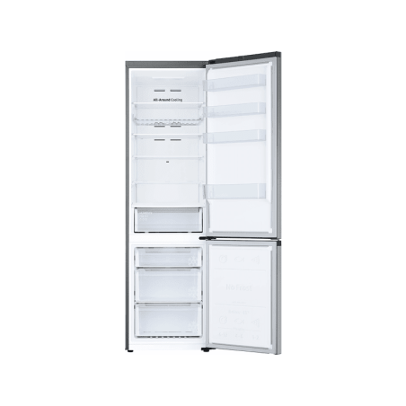 SAMSUNG RL38T602CSA Kühlgefrierkombination (C, 169 kWh, 2030 mm hoch, Edelstahl Look)