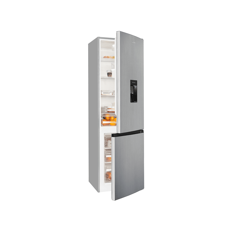 EXQUISIT KGC265-70-WS-040D inoxlook Kühlgefrierkombi (D, 1795 mm hoch, Inox)