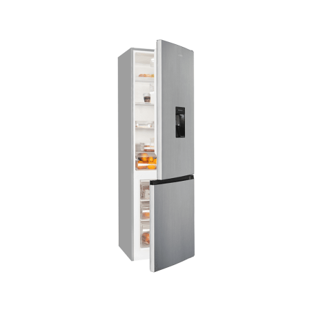 EXQUISIT KGC265-70-WS-040D inoxlook Kühlgefrierkombi (D, 1795 mm hoch, Inox)