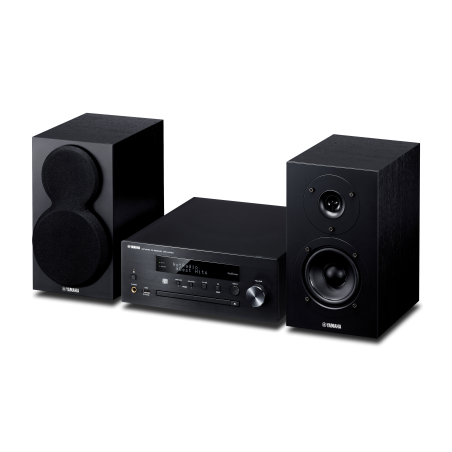 YAMAHA MCR-N470D Kompaktanlage (iPod Steuerung, Schwarz)