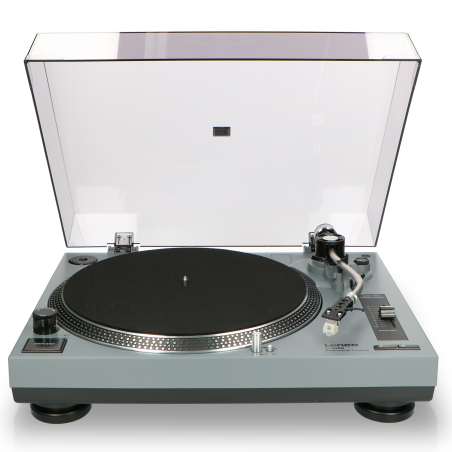 LENCO L-3808 Matt Grey Plattenspieler (Grau)