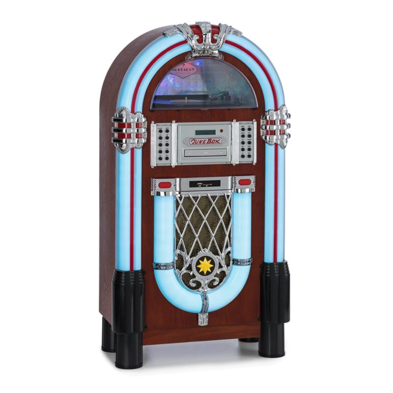 AUNA Graceland DAB Jukebox, Braun AUNA Graceland DAB Jukebox, Braun