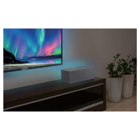 PHILIPS W6505 Lautsprecher, Bluetooth, Silber
