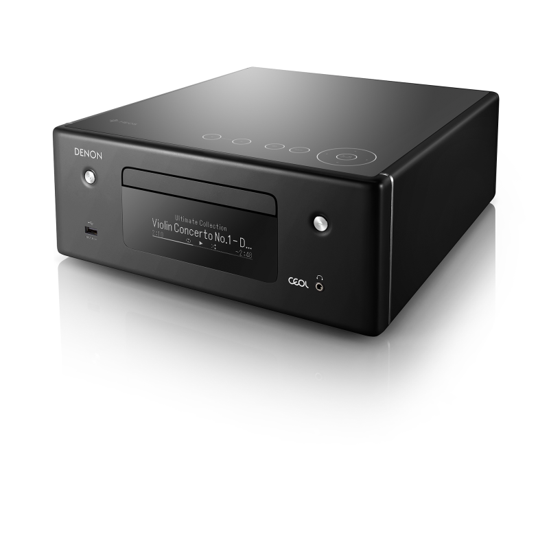 DENON RCD-N10 Netzwerk CD-Receiver (Schwarz)
