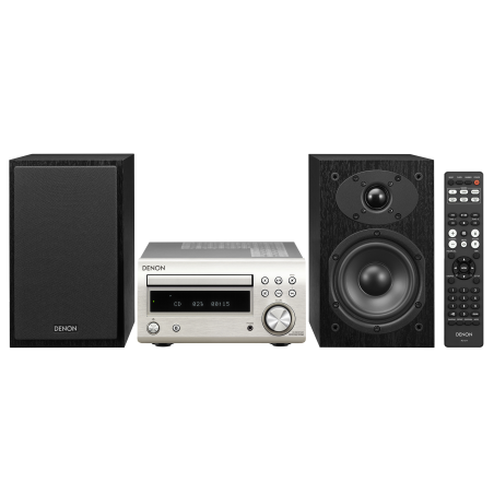 DENON D-M41DAB Kompaktanlage (Premium-Silber/Schwarz)