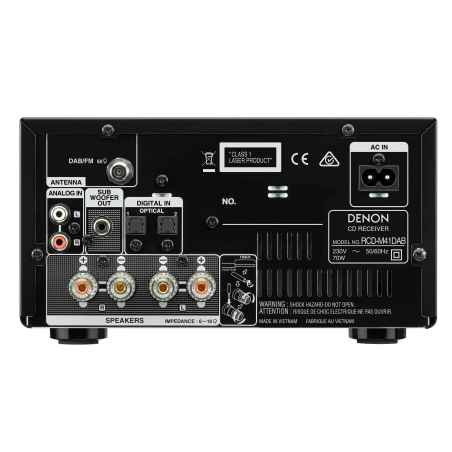 DENON RCD-M 41 DAB Kompaktanlage (Schwarz)