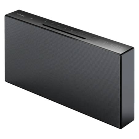 SONY Micro-Hi-Fi-System Sony CMT-X3CD Schwarz Kompaktanlage (Schwarz)