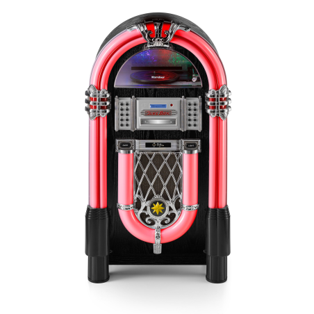 KARCHER JB 6608D Jukebox, DAB+, UKW (FM), DAB+, Bluetooth, Schwarz