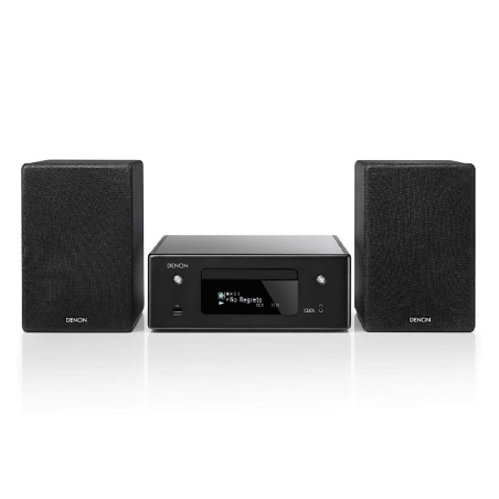DENON CEOL N 10 SCHWARZ Kompaktanlage (Schwarz)