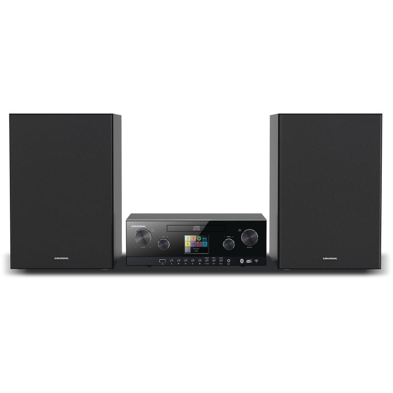 GRUNDIG CMS 5000 BT DAB+ WEB Hifi-Anlage (Schwarz) GRUNDIG CMS 5000 BT DAB+ WEB Hifi-Anlage (Schwarz)