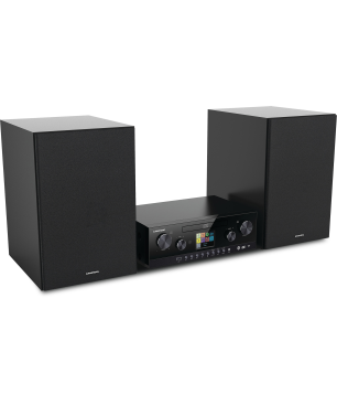 GRUNDIG CMS 5000 BT DAB+ WEB Hifi-Anlage (Schwarz)