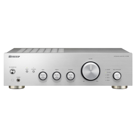 PIONEER A-10AE-S Verstärker (2Kanäle, 110 Wattpro Kanal, silber)