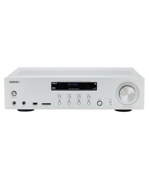 AIWA AMU-120BTSR Verstärker (2Kanäle, 60 Wattpro Kanal, Silber)