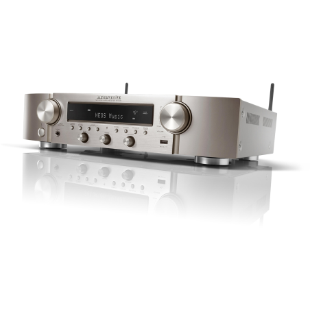 MARANTZ NR 1200 N1SG SILBERGOLD Stereo Netzwerk Receiver (2.1 Kanäle, 135 Watt pro Kanal, Silber-Gold)