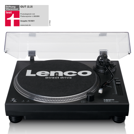 LENCO L-3818BK Plattenspieler Schwarz