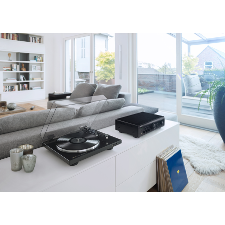 DENON DP-300F Vollautomatischer Plattenspieler Schwarz