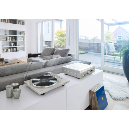 DENON DP-300F Vollautomatischer Plattenspieler Silber