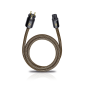 OEHLBACH XXL Powercord Netzkabel, Sepia OEHLBACH XXL Powercord Netzkabel, Sepia