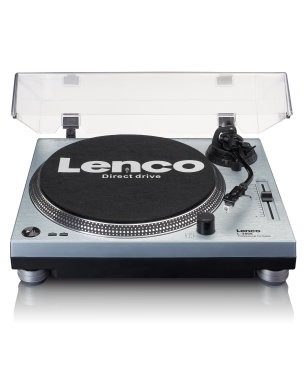 LENCO L-3809ME Plattenspieler Metallic Blau