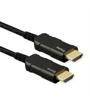 ROLINE Ultra HDMI Aktiv Optisches 8K Kabel HDMI Ultra HD mit Ethernet Kabel