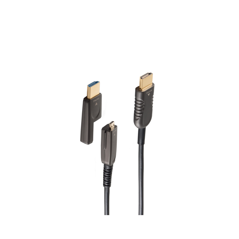 SHIVERPEAKS Optisches HDMI Verlegekabel-Set, 4K, 100,0m AOC Kabel SHIVERPEAKS Optisches HDMI Verlegekabel-Set, 4K, 100,0m AOC Kabel