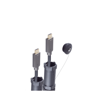 SHIVERPEAKS Optisches HDMI Trittfest (Armored) Kabel, 4K, 100m AOC Kabel