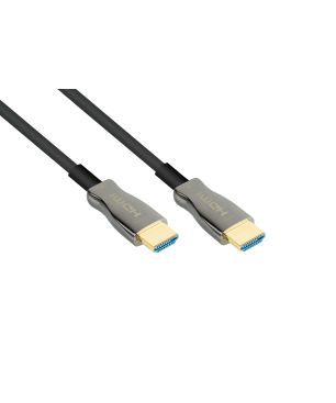 PYTHON AOC Hybrid High-Speed HDMI® 2.0b PANZERKABEL Kabel, Farbe (laut Hersteller): schwarz