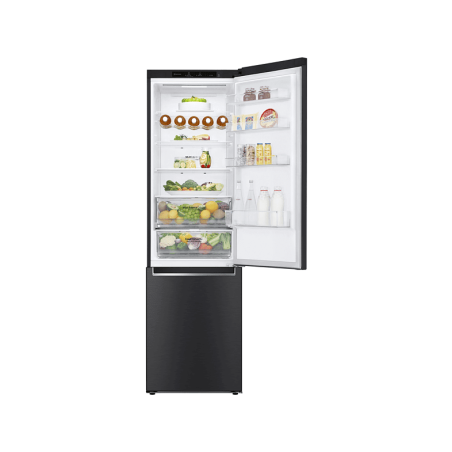 LG GBP62MCNBC Serie 6 Kühlgefrierkombination (B, 137 kWh, 2030 mm hoch, Matte Black)