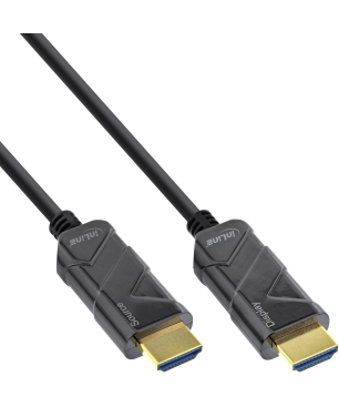 INLINE HDMI AOC Kabel HDMI - High Speed mit Ethernet Premium HDMI 25 m