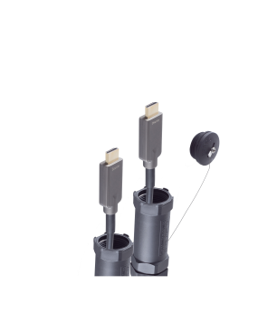 SHIVERPEAKS Optisches HDMI Trittfest (Armored) Kabel, 4K, 75m AOC Kabel