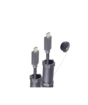 SHIVERPEAKS Optisches HDMI Trittfest (Armored) Kabel, 4K, 75m AOC Kabel