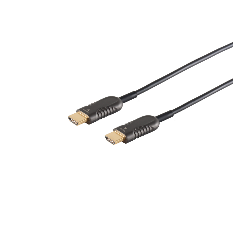 S/CONN MAXIMUM CONNECTIVITY Optisches HDMI Kabel, 4K, 50m HDMI Kabel S/CONN MAXIMUM CONNECTIVITY Optisches HDMI Kabel, 4K, 50m HDMI Kabel