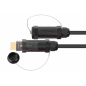 PYTHON AOC Hybrid High-Speed HDMI® 2.0b PANZERKABEL Kabel, schwarz PYTHON AOC Hybrid High-Speed HDMI® 2.0b PANZERKABEL Kabel, schwarz