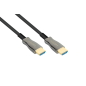 PYTHON AOC Hybrid High-Speed HDMI® 2.0b PANZERKABEL Kabel, schwarz PYTHON AOC Hybrid High-Speed HDMI® 2.0b PANZERKABEL Kabel, schwarz