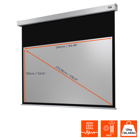 CELEXON Professional Plus Motorleinwand, Bildbreite: 240 cm