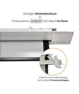 CELEXON Deckeneinbau Expert Deckeneinbauleinwand