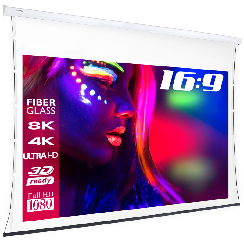 ESMART Professional TATENSO Akustik 186 x 105 cm (84") 16:9 Tension-Leinwand ESMART Professional TATENSO Akustik 186 x 105 cm (84") 16:9 Tension-Leinwand